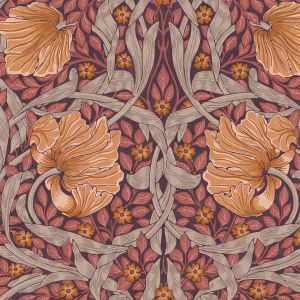 Plum William Morris At Home Pimpernel Wallpaper 124239