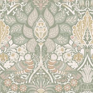Dove & Rose Wallpaper Spring Garden William Morris