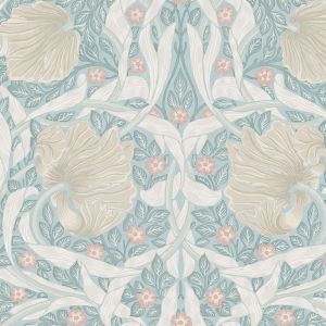 William Morris At Home Pimpernel Wallpaper Ocean 140507