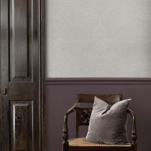 142105 William Morris At Home Dove & Rose Paintable Wallpaper 