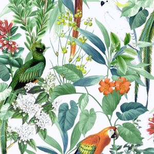 Tropical Wallpaper White World of Wallpaper AF0006