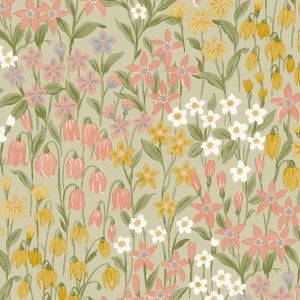 Catherine LansfieldSet Copripiumino E Federa Meadowsweet FloralPer Letto Singolo Con Chiusura Con Bottoni Reversibile Con Fantasia A Strisce A Fiori Bianco Grigio 135x200 Cm