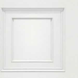 Oliana Panel Wallpaper White World of Wallpaper 
