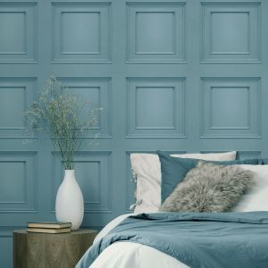 Wood Effect Panel Wallpaper