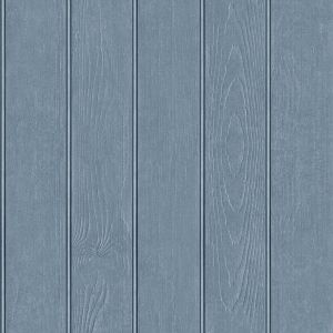 Beaded Wood Panel Wallpaper Blue World of Wallpaper 5914