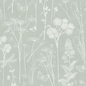 Botanical Wallpaper Sage Green World of Wallpaper AF0039
