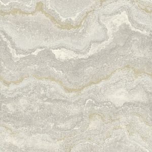 Mila Marble Textured Heavyweight Vinyl Wallpaper Grey / Gold World of Wallpaper WOW166