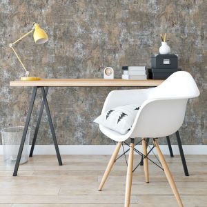 World of Wallpaper WOW167 Soho Concrete Texture Wallpaper Grey / Beige