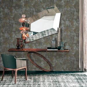 World of Wallpaper WOW171 Soho Concrete Textured Heavyweight Vinyl Wallpaper Dark Grey / Gold