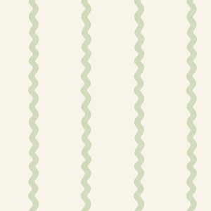 Exclusive Do the Wiggle Striped Wallpaper Green World Of Wallpaper 50476