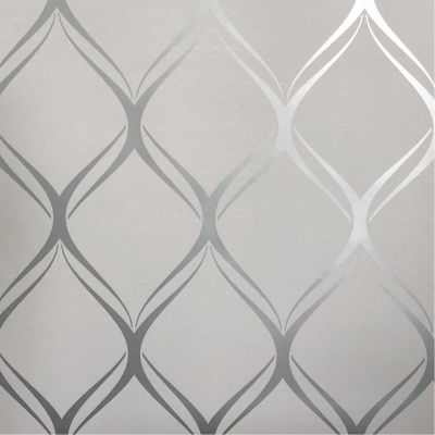 Geometric Diamond by SK Filson  Grey  Wallpaper  Wallpaper Direct