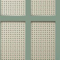 Cane Panel Wallpaper Sage Fine Decor FD42999