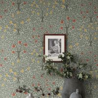 Apelviken Apples And Pears Wallpaper Green Galerie 33014