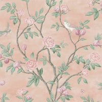 Laura Ashley Eglantine Wallpaper Blush Pink 113372