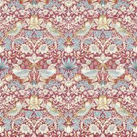 Strawberry Thief Wallpaper Rich Plum W0171/04 William Morris