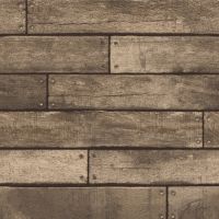 Brown Wooden Plank Effect Wallpaper Fine Decor FD31289