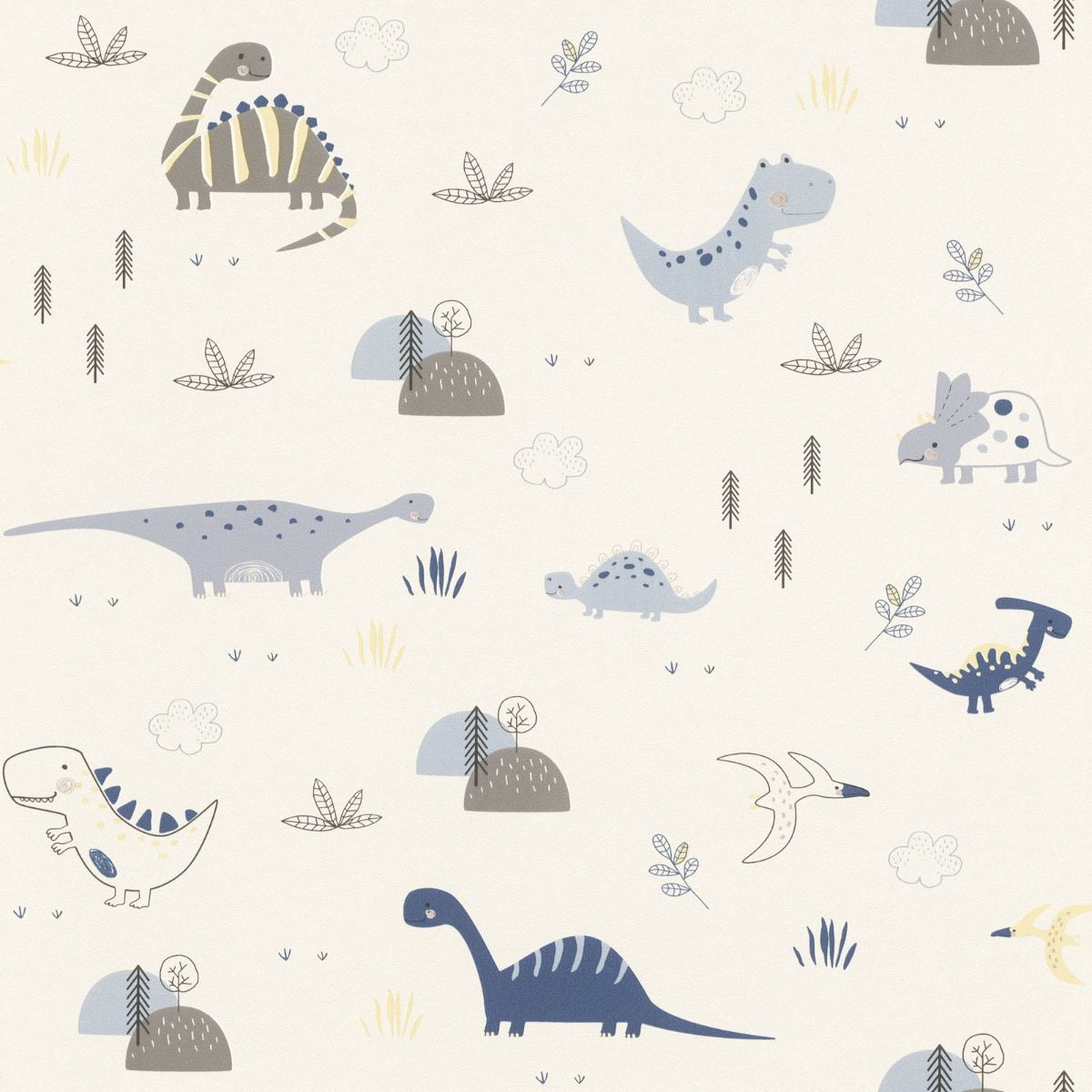 rasch nursery baby dinosaur wallpaper bambino 