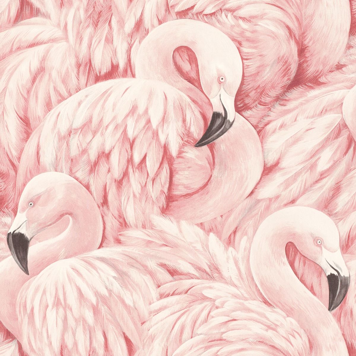 RASCH flamingo pink wallpaper