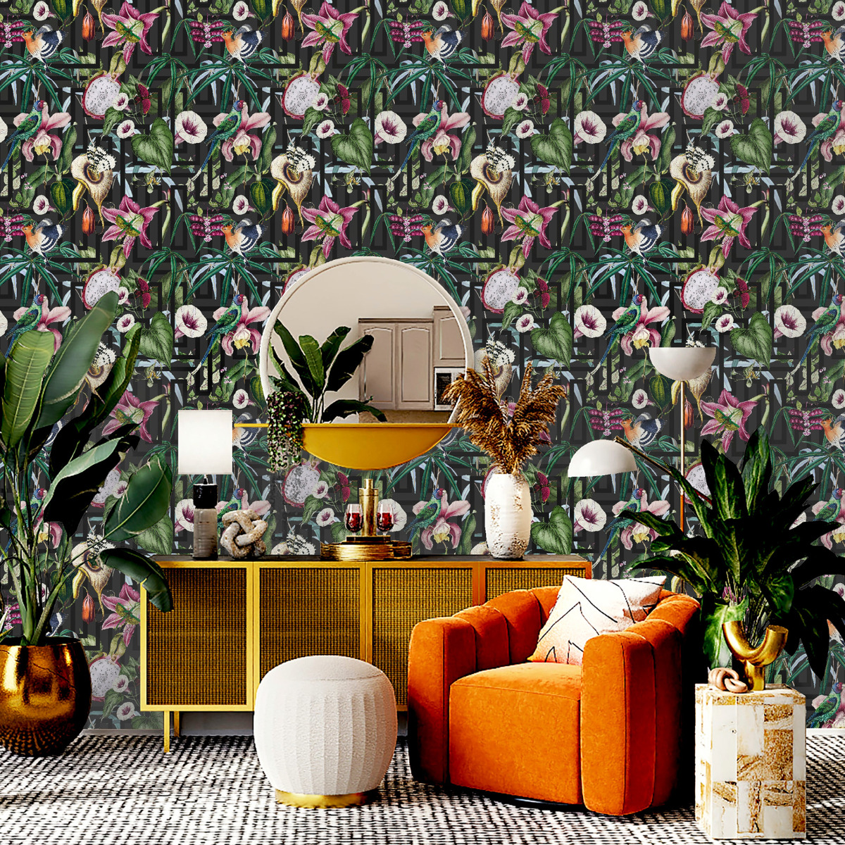 Paul Moneypenny Tropical Infinity Wallpaper Multi Arthouse 922805