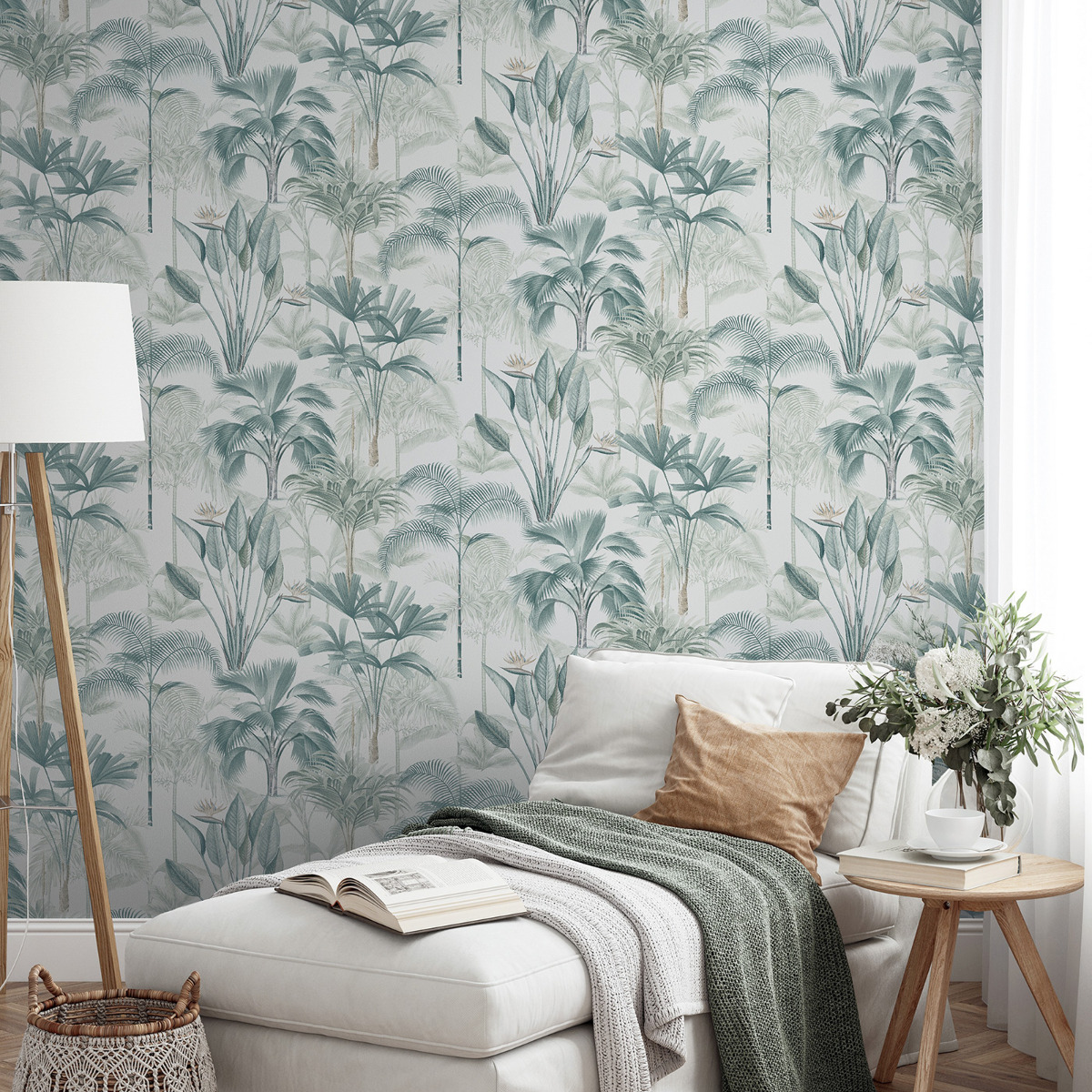 King Palm Wallpaper Green Arthouse 922908