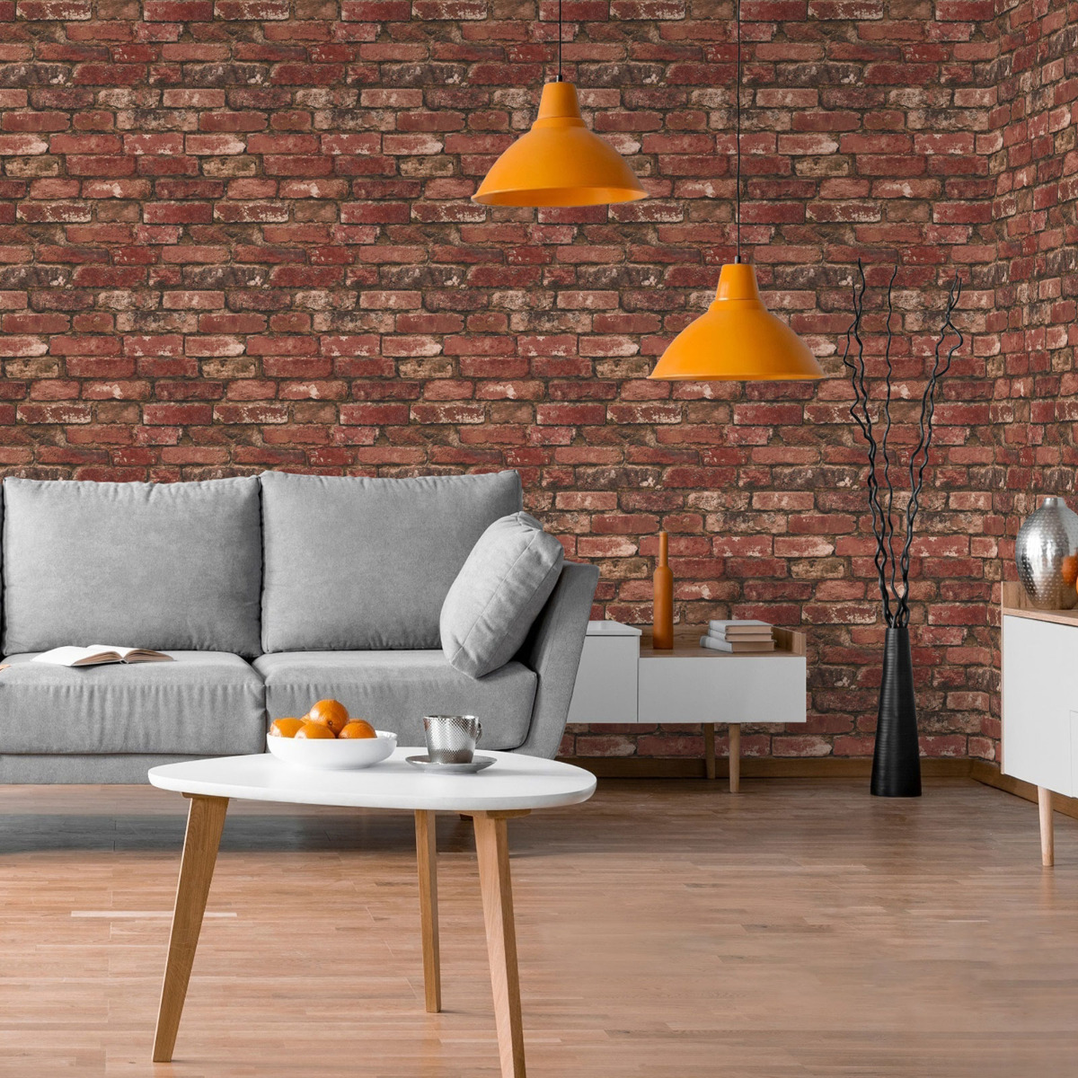 Red Brick Wallpaper Fine Decor FD31285
