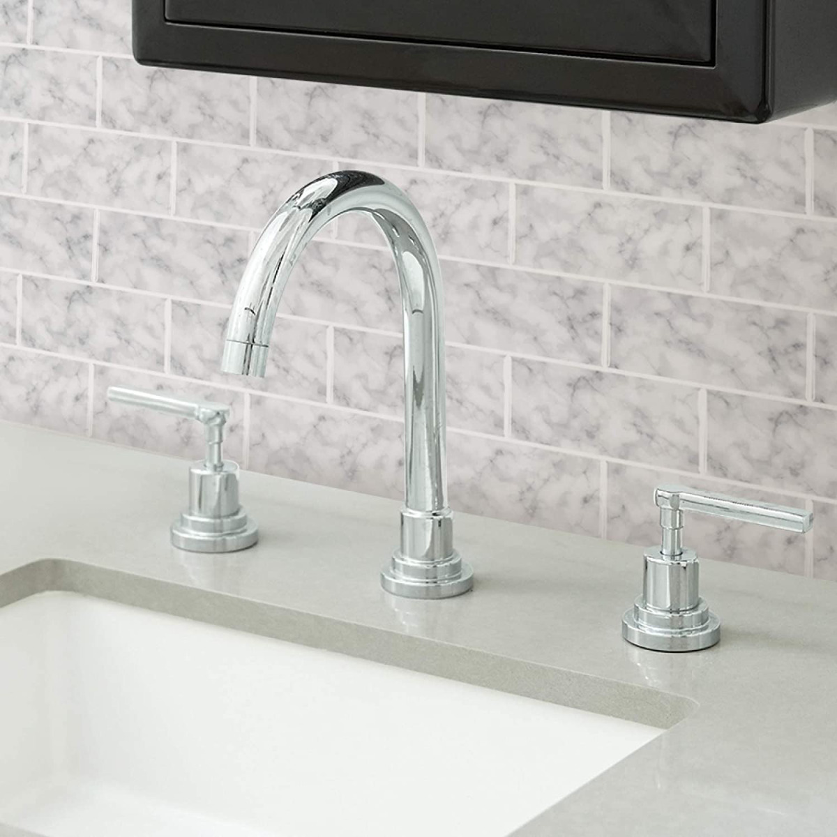 Peel And Stick Backsplash Tiles Subway Carrara NH2954
