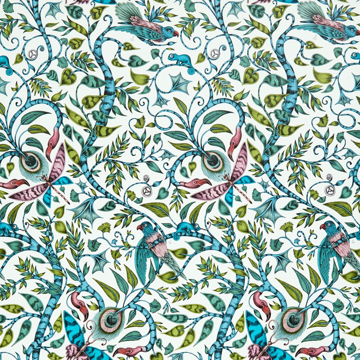 Emma J Shipley Animalia Rousseau Wallpaper Jungle W0104/03 Emma J Shipley Animalia Rousseau Wallpaper Jungle W0104/03