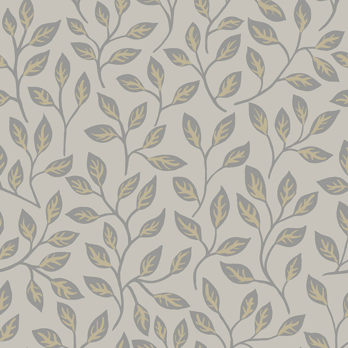Apelviken Leaf Trail Wallpaper Beige Galerie 33016