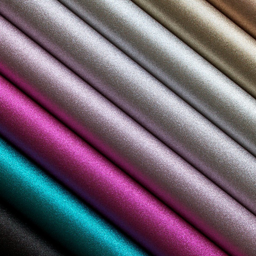 Glitter wallpaper upcycling