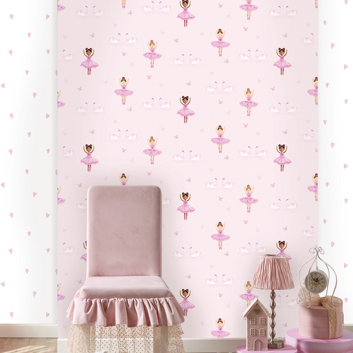 Ballerina Wallpaper Pink Holden 12460