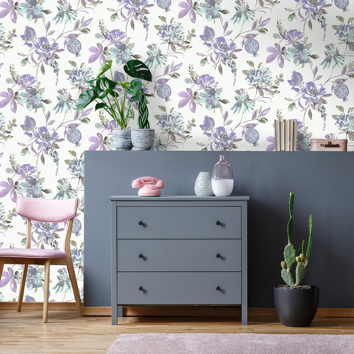 Melgrano Floral Wallpaper Heather Holden 90523