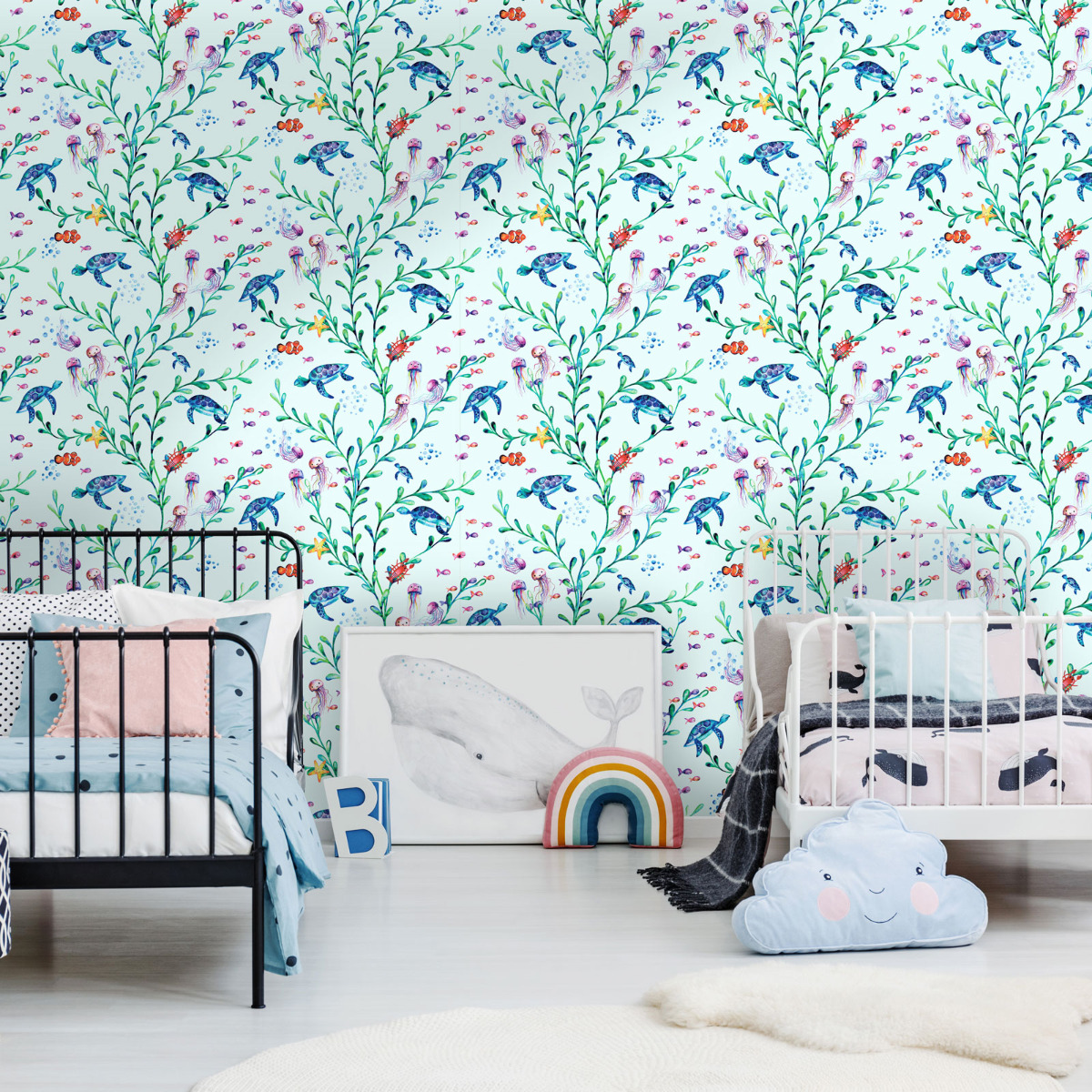 Under the Sea Wallpaper Holden Light Teal 90941