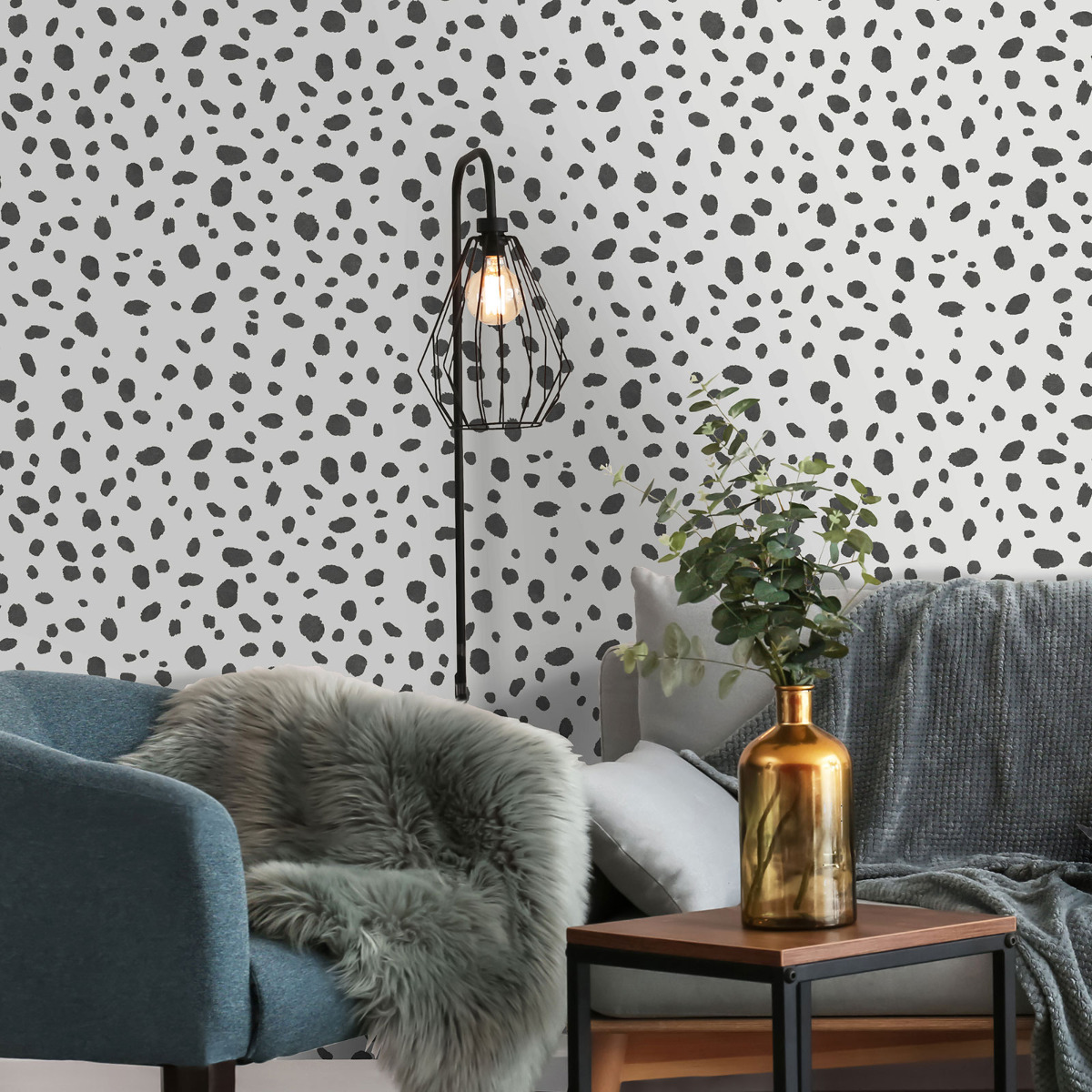 Dalmatian Spot Print Wallpaper 12940