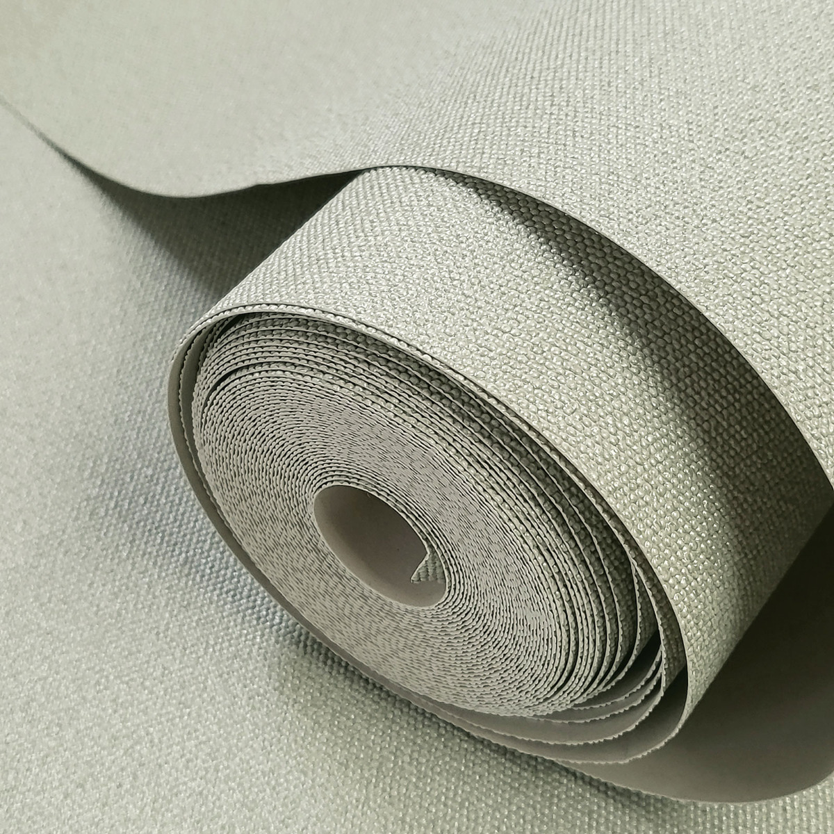 Allora Opus Plain Texture Vinyl Wallpaper Holden Sage Green 36260