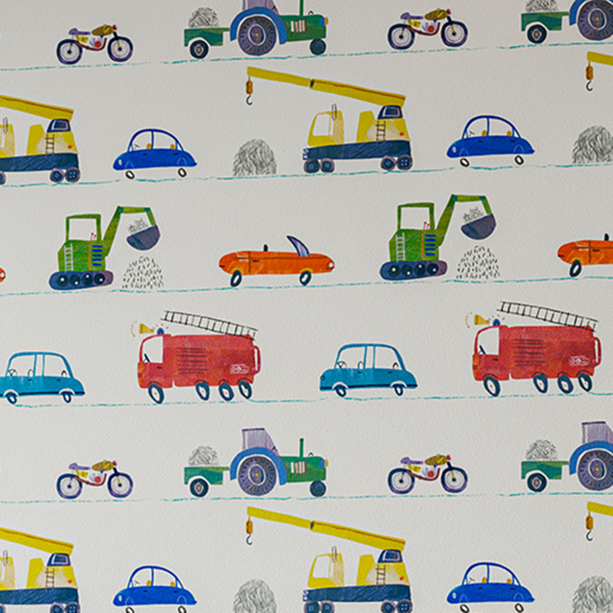 Harlequin Just Keep Trucking Wallpaper HLTF112643
