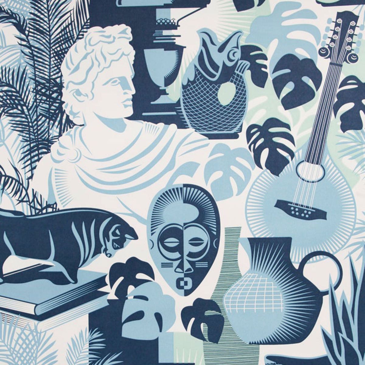 Art Room Wallpaper Chalkhill Blue Mini Moderns AZDPT032CB