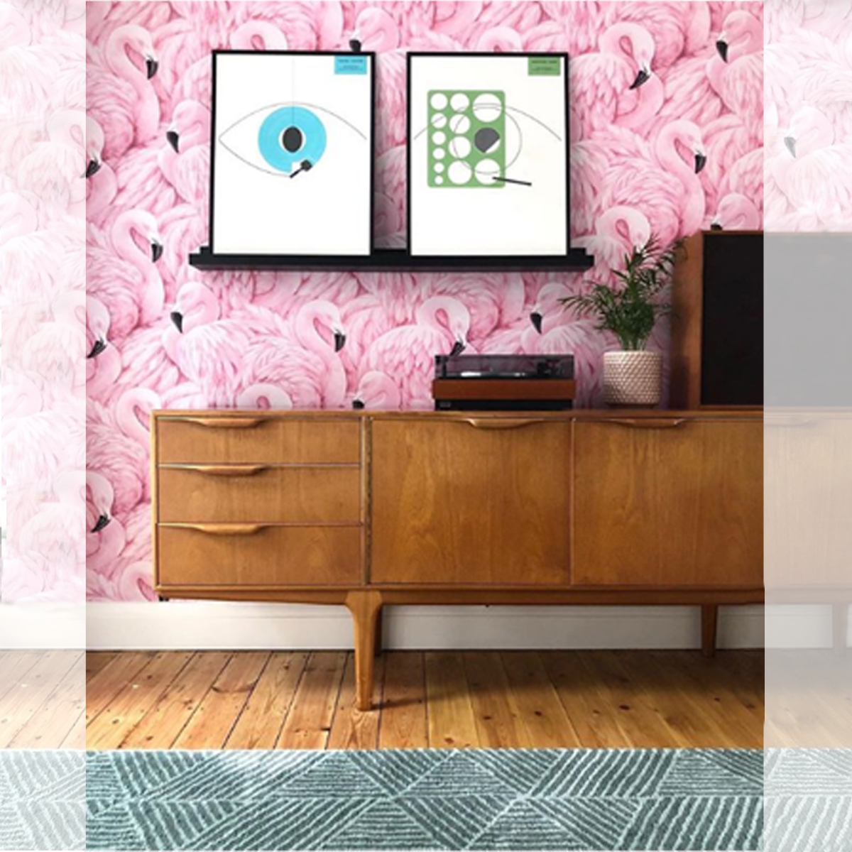 Pink Flamingo Wallpaper Instagram @diy_addict_146