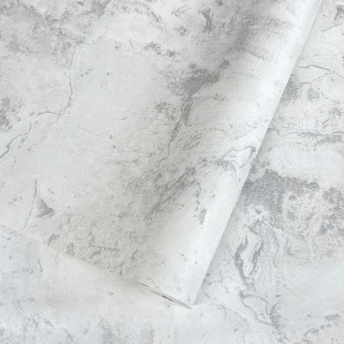 Luxe Collection Marble Wallpaper White / Silver WOW091 World of Wallpaper