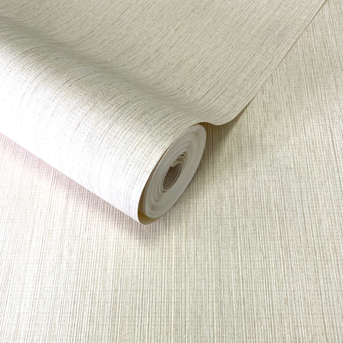 Roma Collection Plain Wallpaper Cream WOW097 World of Wallpaper