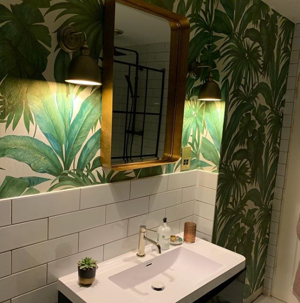 Versace Designer Wallpaper Palm Leaves Instagram @annaofderby