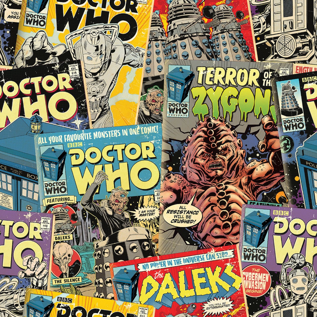 Doctor Who Comic Wallpaper