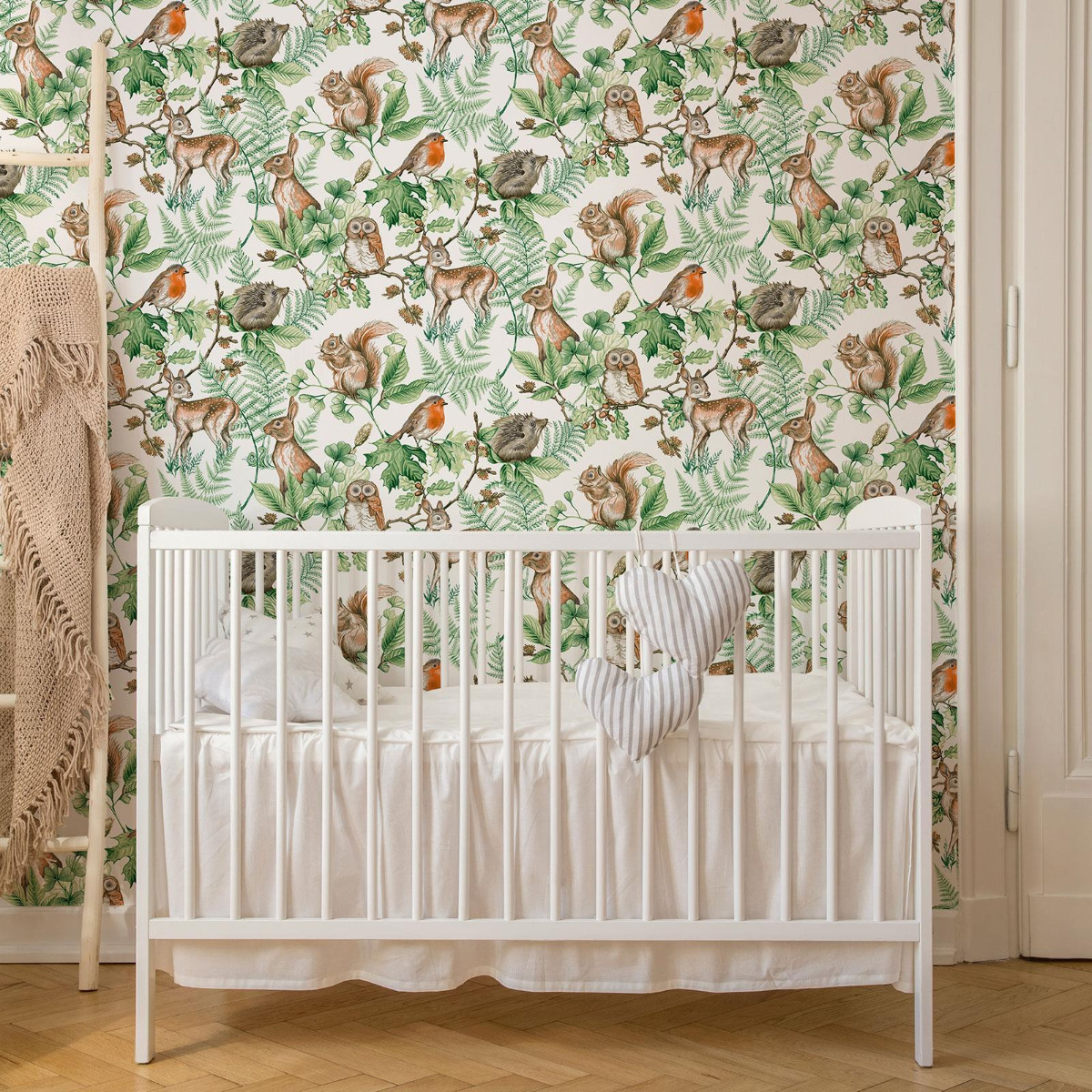 Woodland Animals Wallpaper Natural Graham and Brown 108569