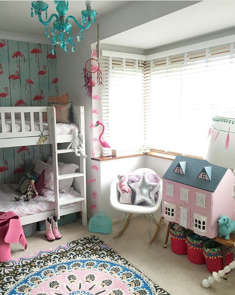 Barbara Becker Flamingo Wallpaper Teal Rasch 479706