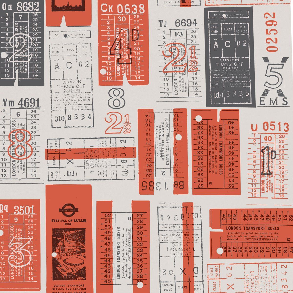 Hold Tight Wallpaper Harvest Orange Mini Moderns AZDPT017HO