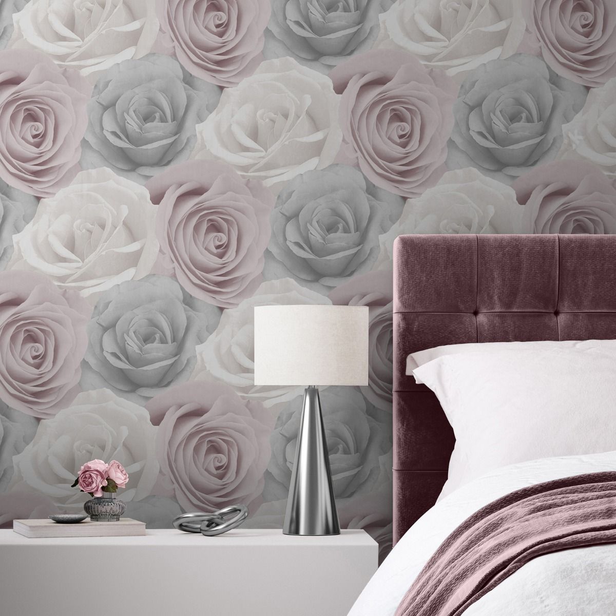 Melany Rose Wallpaper World of Wallpaper Pink AF0013